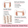 Picture of LuSeren 120 Pcs No Damage blonde Hair Ties for Women Thick Hair, Large Soft Seamless Elastic Hair Ties Ponytail Hair Holders Hair Elastics Hair Band for Women Hair Accessories blonde