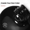 Picture of JODSONE 10ml Gel Nail Polish Black Gel Polish Black Gel Nail Polish Black Nail Polish Soak Off Led Gel Polish Nail Art Manicure Salon Diy at Home Gift for Women Gel Nail Polish