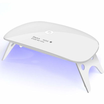 Picture of Kepma UV LED Nail Dryer Mini lamp Portable Curing Light for Gel Nail Polish,6w(White)