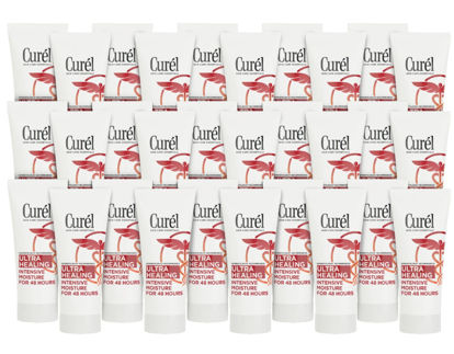Picture of Curel Ultra Healing Intensive Fragrance-Free Lotion For Extra-Dry Skin, Dermatologist Recommended, Ideal for Sensitive Skin, Cruelty Free, Paraben Free, 1 Oz, Pack of 30