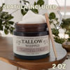 Picture of Beef Tallow for Skin Care, Face, Hands - Natural Moisturizer - Whipped - Organic Grass-Fed Beef Fat - Vitamins A, D, E, K - Dry Skin, Baby Diaper Cream - Hydrating - Warm Vanilla - 2 oz Jar