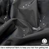 Picture of Reusable Shower Cap for Women, Large Waterproof Shower Bonnet Washable Elastic Band Bath Hair Hat for Long Hair, Braids(Black&Navy)