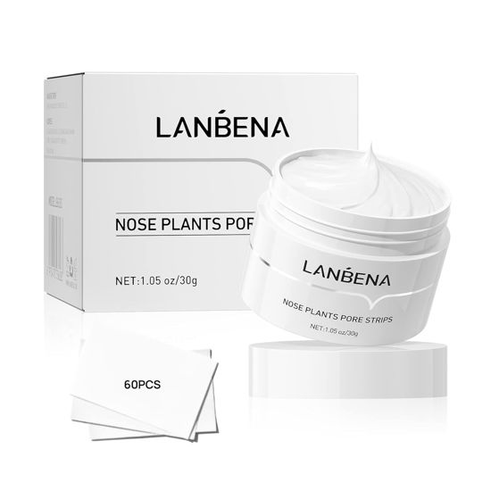 Picture of LANBENA Blackhead Remover - Peel Off Mask for Nose & Face, Blackhead Removal Kit 1.05oz