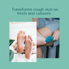 Picture of Bare August Glass Foot File Callus Remover- Heel Scraper & in Shower Foot Scrubber Dead Skin Remover - Pedicure Foot Buffer for Soft Feet