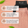 Picture of Kitsch Deep Exfoliating Glove, Eco Friendly Exfoliating Body Scrubber, Dead Skin Remover and Body Scrub Mitt for Skin Cell Renewal, for Shower and Bath, Black & Terracotta - 2pcs