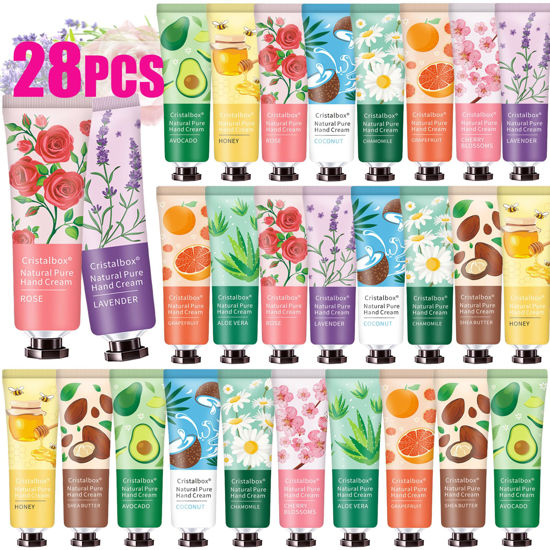 Picture of 28 Pack Hand Cream Set-Valentines Day Gifts for Her,Women Gifts for Birthday,Bridesmaid Gifts Teacher Appreciation Gifts Nurse Gifts,Bulk Birthday Gifts Travel Size Hand Lotion for Dry Cracked Hands