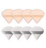 Picture of 8 Pieces Triangle Powder Puff Face Soft Triangle Makeup Puff Velour Cosmetic Foundation Blender Sponge Beauty Makeup Tools