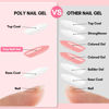 Picture of Makartt Poly Nail Gel：Builder for Extension and Strengthener, Tender Nude Pink, 50 ML, Strong and Half Solid Texture, Long-Lasting and Easy to Use Manicure Supplies-Peachy