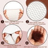 Picture of Fandamei Hair Accessories Set: 20PCS Mesh Hair Nets Invisible and 40PCS U Shaped Hair Pins for Women, Girls, Ballet Bun Maker & Dance (Hair Nets- 20 inch(50cm), Hair Pins- 2.4 inch(6cm)), Brown