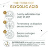 Picture of Glycolic Acid Face Wash, Exfoliating Facial Cleanser For Facial Skin Care, Acne Treatment Face Scrub, 10% Glycolic and Salicylic Acid 6 fl. oz - Botanic Tree (Pack of 2 - Buy 1 Get 1 Travel Size)