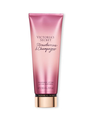 Picture of Victoria's Secret Strawberries & Champagne Fragrance Lotion, Scented Body Lotion for Women (8 oz)
