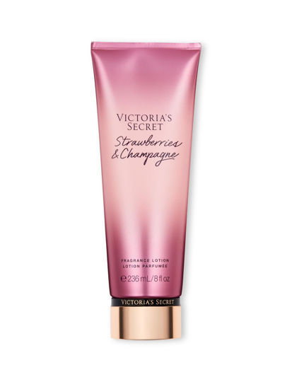 Picture of Victoria's Secret Strawberries & Champagne Fragrance Lotion, Scented Body Lotion for Women (8 oz)