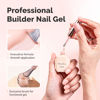 Picture of MelodySusie Builder Nail Base Gel Nude Builder Gel for Nails Thickening, Soak Off UV Gel,Extension Gel Rhinestone Nail Glue Gel in a Bottle for Nail Art Design Gift for Women-018