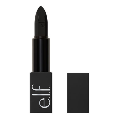 Picture of e.l.f. O Face Satin Lipstick, Richly Pigmented, Nourishing & Long-Lasting Creamy Lipstick, Infused With Jojoba, Vegan & Cruelty-Free, All Night