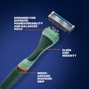 Picture of Dollar Shave Club | The Guest Pass Shave Set | 2 Swift Rinse Refill Cartridges, 1 Handle (Green), 1 Razor Cover