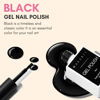 Picture of Makartt Gel Nail Polish, 1 Pcs 15ml Black Gel Nail Polish for UV LED Light Noir Gel Polish Soak off By Acetone for Manicure DIY Nail Art Designs Home Salon