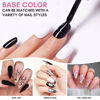 Picture of Makartt Gel Nail Polish, 1 Pcs 15ml Black Gel Nail Polish for UV LED Light Noir Gel Polish Soak off By Acetone for Manicure DIY Nail Art Designs Home Salon