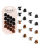 Picture of Kitsch Small Hair Clips for Women, Recycled Plastic Small Claw Clips & Mini Claw Clips for Hair, Mini Hair Clips for Thin Hair, Tiny Jaw Clip for Hair, 16 pcs (Tortoise & Black)