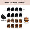 Picture of Kitsch Small Hair Clips for Women, Recycled Plastic Small Claw Clips & Mini Claw Clips for Hair, Mini Hair Clips for Thin Hair, Tiny Jaw Clip for Hair, 16 pcs (Tortoise & Black)