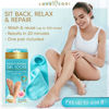 Picture of Moisturizing Socks - Premium Gel Silicone Aloe Foot Spa Socks (Up to Size 8.5) Infused with Vitamin E & JoJoba Oil - Self Care Gifts for Women