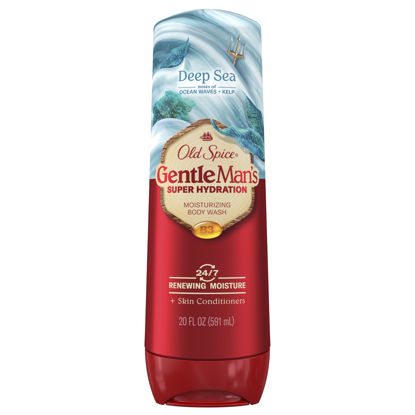 Picture of Old Spice Super Hydration GentleMan’s Body Wash, 24/7 Renewing Moisture, Gentle on Skin, Deep Sea Scent, 20 fl oz