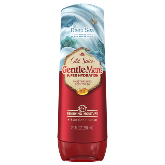 Picture of Old Spice Super Hydration GentleMan’s Body Wash, 24/7 Renewing Moisture, Gentle on Skin, Deep Sea Scent, 20 fl oz