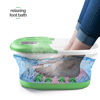 Picture of Medical king Foot Spa with Heat and Massage and Jets Includes A Remote Control Massage Pumice Stone Collapsible Foot Spa Massager with Heat and Massage Bubbles and Vibration