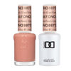 Picture of DND Gel Polish Set, Sheer Collection, UV/LED Gel Polish and Air Dry Nail Lacquer, Matching Chip-Free Polish Duo, 887 Glass Peach, 0.5 Fl Oz