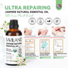 Picture of SAVILAND Jasmine Essential Oil for Cuticle Nails Hands: Ultra Repairing Cuticle Oil 100% Pure Plant-Based Nail Strengthener Hand Oil for Dry Hand Damaged Cuticle Weak Nail Care with Travel Bottle Home