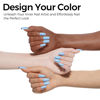 Picture of TOMICCA Blue Gel Polish, Sky Blue Gel Nail Polish, UV Light Blue Macarons Nail Polish Fast Dry, Soft Candy Pastel Nail Art French Manicure Salon DIY