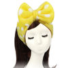 Picture of Shintop Sweet Super Soft Caroset Polka Dots Wash Cosmetic Headband Hairlace (yellow polka dots)
