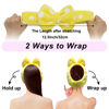 Picture of Shintop Sweet Super Soft Caroset Polka Dots Wash Cosmetic Headband Hairlace (yellow polka dots)
