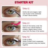 Picture of Lash Clusters Kit with Bond and Seal Clear Band Lash Clusters Lash Extension Kit with Eyelid Wipes Brush Eyelash Extension Kit with Drawstring Bag Birthday Gift for Women