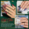Picture of AZUREBEAUTY 31Pcs Dip Powder Nail Kit Red Green Glitter White 20 Colors Acrylic Dipping Powder Liquid Set with Top/Base Coat Activator for French Nails Art DIY Salon Christmas Gift