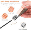 Picture of Nail Clippers for Men Women, 4 PCS Nail Clipper Set, Premium Toenail Clippers, Fingernail Clipper, Ultra Sharp Toe Nail Clippers, Nail Cutter, Finger Nail Clippers Adult, Rose Gold