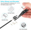Picture of Nail Clippers for Men Women, 4 PCS Nail Clipper Set, Premium Toenail Clippers, Fingernail Clipper, Ultra Sharp Toe Nail Clippers, Nail Cutter, Finger Nail Clippers Adult, Silver