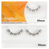 Picture of Lilac St - Feather Natural Faux Eyelash Clusters (10mm) - Cat Eye Look - DIY Lash Extension Wisps - Lightweight & Lifelike - Lasts 10 Days - Cruelty Free, Vegan, Women Founded - 10 Lashes