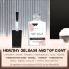 Picture of Makartt Gel Top Coat No Wipe, Clear Gloss Shine Finish, Long Lasting Soak Off Gel for Gel Polish, Acrylic Nails & Dip Powder, Salon Quality Manicure, 15ml