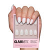 Picture of Glamnetic Press On Nails - White Swan | Opaque Classic Off White Short Oval False Nails, Reusable Stick On Fake Nails with Glue | Salon Quality | 15 Sizes - 30 Nail Kit
