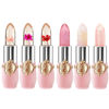 Picture of 6 Pcs/Set Flower Jelly Lipstick Set Temperature Change Moisturizer Long Lasting Nutritious Shimmer Lip Balm Magic Color Change Lip Gloss (Color Changing Lipstick Set B)