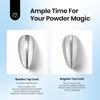 Picture of Beetles Gel Top Coat for Chrome Nail Powder and Decoration Sealing Gel, 7.5ml*2PCS Shine Finish and Long Lasting Nail Gel Glue, Soak Off LED Nail Lamp Gel Nail Art Design