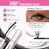 Picture of LA MAESII Lash Cluster Glue Lash Bond and Seal Waterproof Lash Glue for Eyelash Clusters 10ml Bond and Seal Lash Glue 2-in-1 Eyelash Glue Home Use Strong Hold 72H