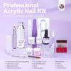 Picture of SAVILAND Acrylic Nail Kit with Nail Drill - Professional Use Only Acrylic Powder and Liquid Set Nail Tools Kit Acrylic Set with Acrylic Nail Brushes for Acrylic Nails Application Home DIY