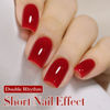 Picture of Double Rhythm 15ML Gel Nail Polish Pure Sheer Same Color Same Bottle Soak Off Gel Polish Art Manicure Salon DIY at Home for Women (Translucent Red-A1449)