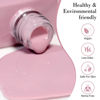 Picture of CANNI Jelly French Nude Pink Gel Nail Polish, 1 Pcs Jelly Pink Gel Polish Translucent Jelly Sheer Nude Color Soak Off Nail Gel Polish for Women Manicure Nail Art DIY at Home