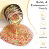 Picture of CANNI Glitter Gel Nail Polish 1pcs 9ml Nail Gel Red Green color Glitter Nail Polish Soak Off Uv LED Nail Lamp Prism Flash Series Nail Art Manicure Salon DIY Home