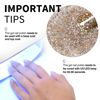 Picture of CANNI Glitter Gel Nail Polish 1pcs 9ml Nail Gel Soft Amber color Glitter Nail Polish Soak Off Uv LED Nail Lamp Dawn Crystal Flash Series Nail Art Manicure Salon DIY Home