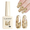 Picture of CANNI Glitter Gel Nail Polish 1pcs 9ml Nail Gel Stone Color Glitter Nail Polish Soak Off Uv LED Nail Lamp Dawn Crystal Flash Series Nail Art Manicure Salon DIY Home