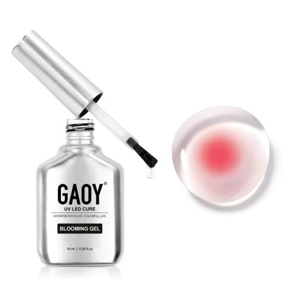 Picture of GAOY Nail Blooming Gel, 16ml Clear Blooming Gel Nail Polish, Spreading Effects Soak Off UV Gel for Nail Art DIY