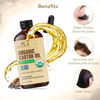 Picture of Botanic Hearth Castor Oil (2 fl oz) | USDA Certified Organic | 100% Pure & Hexane Free | Cold Pressed |Promotes Growth for Eyelashes, Eyebrows & Hair | Includes Eyebrow & Eyelash Brush